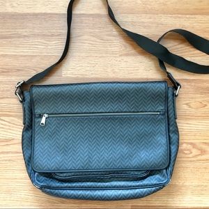 Fossil Leather Messenger Bag